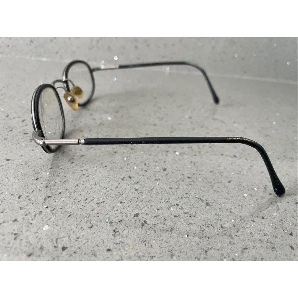 GANT Black rim eyeglasses frames only Charter G-353 Marine 50-23 Italy designer